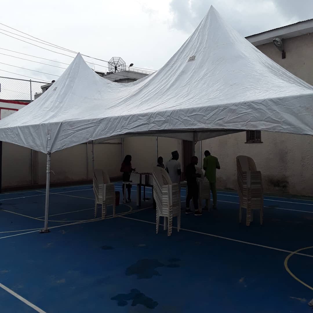 Foylan event tent setup
