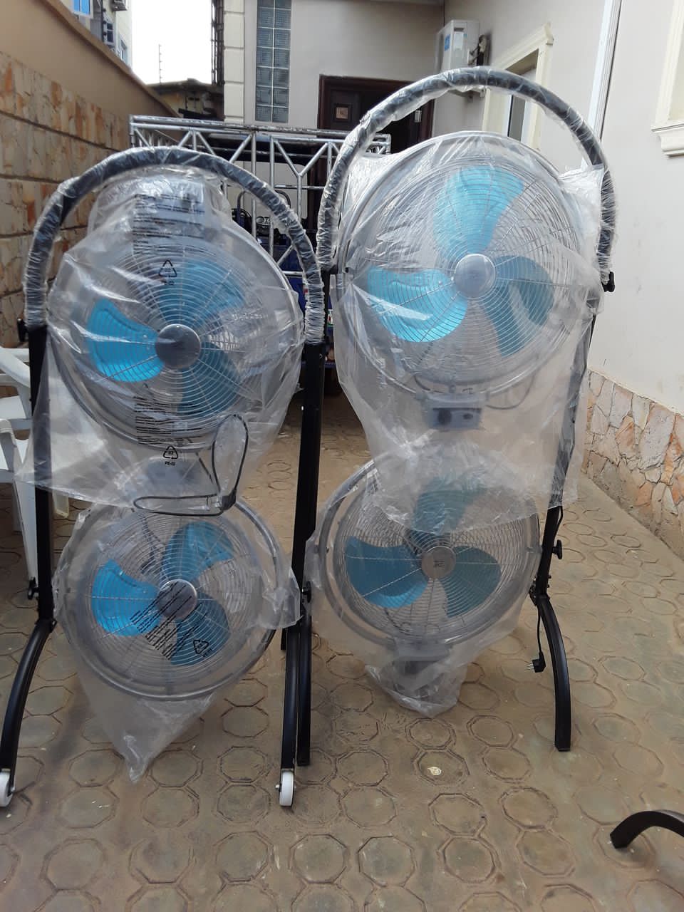 Imported Double Face Fans